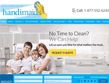 Tablet Screenshot of handimaids.com